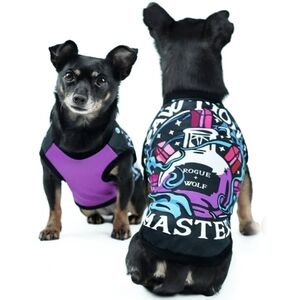 Rogue + Wolf ✦ “Pawtion Master” Pet Vest ✦ Magical Purple Vegan Pullover Tee